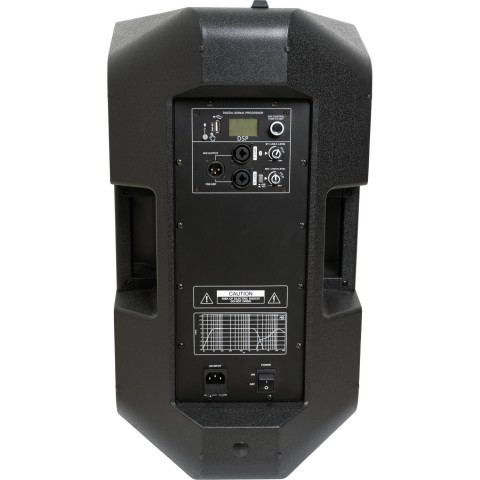 Garso kolonėlė su stiprintuvu 15" (38cm) 1000W 45Hz - 20kHz BST PRO15DSP